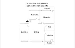 Apartament 4 camere, 94 mp, etaj intermediar, zona strazii Paris