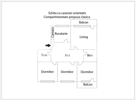Apartament de vânzare 4 camere Semicentral - 118696AV | BLITZ Cluj-Napoca | Poza2