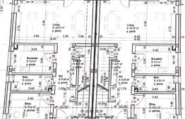 Duplex semifinisat 5 cam,120 mp, 400 teren, Gilau 