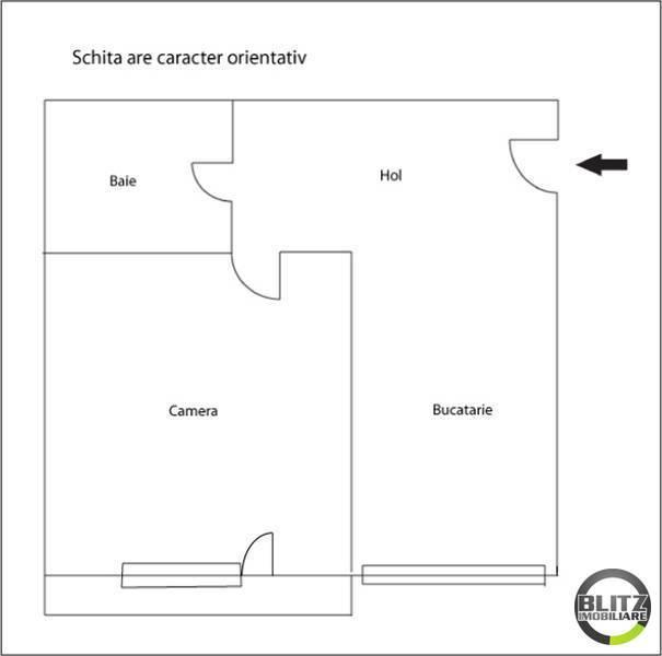 Garsonieră de vânzare Floreşti - 119AV | BLITZ Cluj-Napoca | Poza1