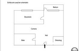 Vanzare garsoniera, 28 mp, complet mobilata, zona Aleea Detunata
