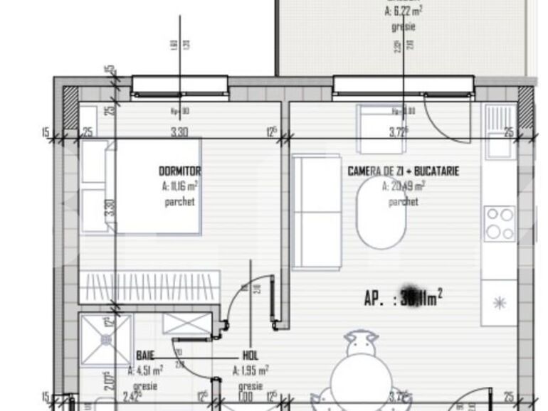 Apartament de vânzare 2 camere Baciu - 119335AV | BLITZ Cluj-Napoca | Poza1