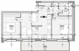 Apartament 3 camere FINISAT, 54mp, parcare subterana, Calea Baciului Petrom