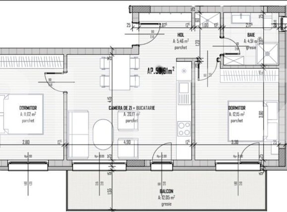 Apartament de vânzare 3 camere Baciu - 119341AV | BLITZ Cluj-Napoca | Poza2