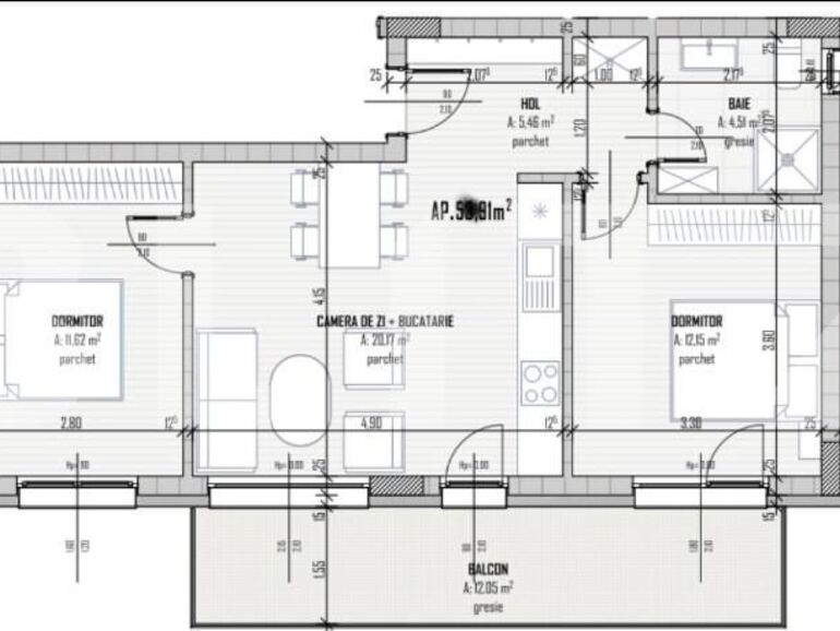 Apartament de vânzare 3 camere Baciu - 119341AV | BLITZ Cluj-Napoca | Poza1