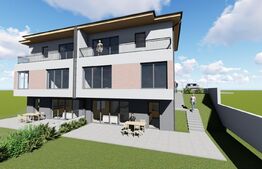 Teren cu suprafata de 300mp, cu autorizatie de casa individuala cuplata ,in Dambul Rotund