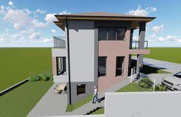 Teren cu suprafata de 300mp, cu autorizatie de casa individuala cuplata ,in Dambul Rotund