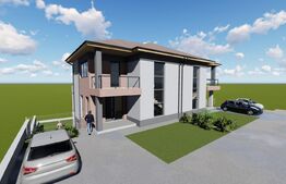 Teren cu suprafata de 300mp, cu autorizatie de casa individuala cuplata ,in Dambul Rotund