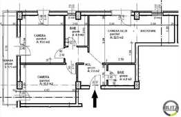 Vanzare apartament 3 camere in imobil nou, 70 mp utili in zona nou dezvoltata