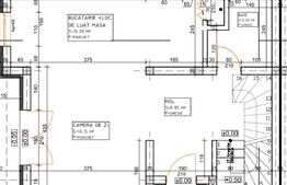 Duplex semifinisat, 4 camere, P + E , 94 mp, 100 teren, Avram Iancu 