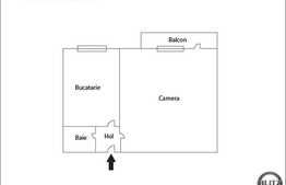 Vanzare 1 camera, 40 mp, imobil nou, complet mobilat, balcon, zona Iulius Mall!