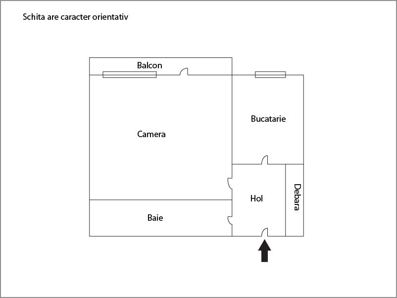 Garsonieră de vânzare Marasti - 12006AV | BLITZ Cluj-Napoca | Poza1