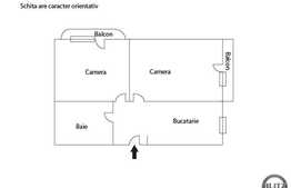 Inchiriere 2 camere, 54 mp, decomandat, mobilat modern, zona Aurel Vlaicu!