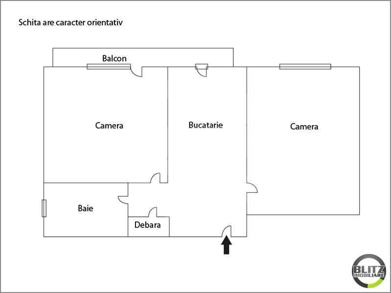 Apartament de vânzare 2 camere Manastur - 12009AV | BLITZ Cluj-Napoca | Poza1