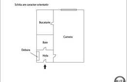 Garsoniera de vanzare, 21 mp utili, zona strazii Cernei!