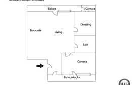 Vanzare apartament 2 camere, 62 mp, parcare, zona Oncos!