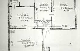 Apartament 3 camere, 71 mp utili, terasa, 2 boxe la subsol, zona strazii Horea!