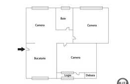 Apartament 3 camere, 64 mp, boxa la subsol, zona strazii Fantanele!