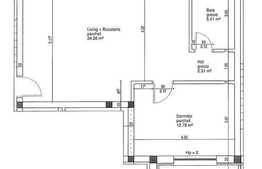 2 camere, 54.79 mp, etaj intermediar! Zona Tauti!In curs de finalizare! Parcare!