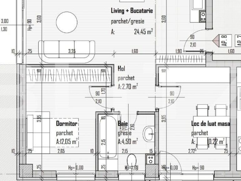 Apartament de vânzare 3 camere Baciu - 120785AV | BLITZ Cluj-Napoca | Poza1