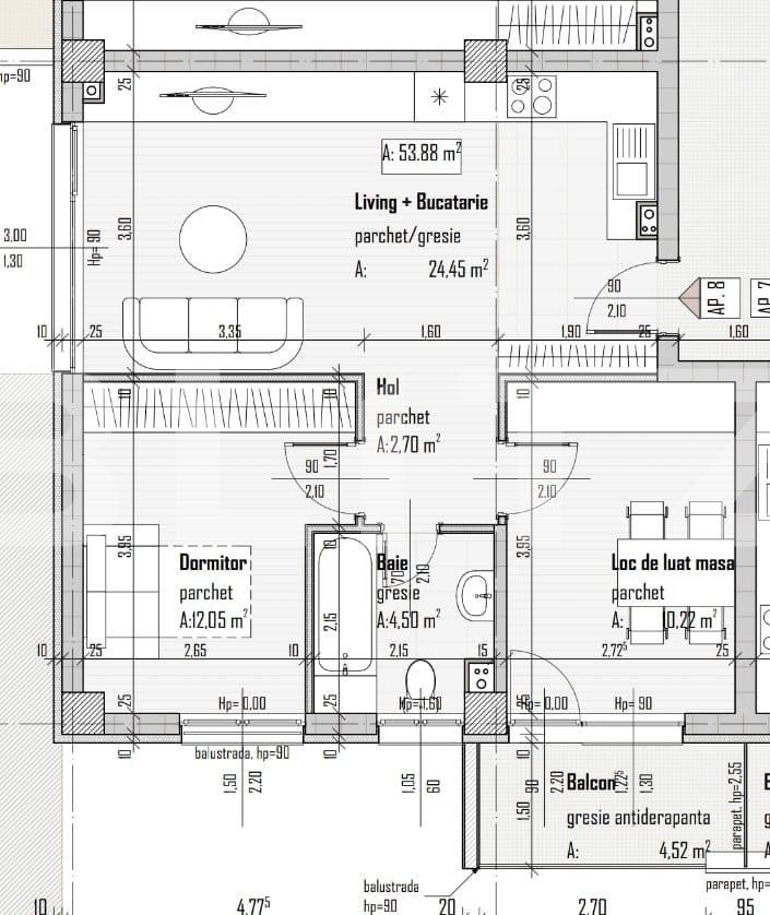 Apartament de vânzare 3 camere Baciu - 120785AV | BLITZ Cluj-Napoca | Poza1