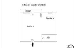 Vanzare apartament la cheie cu 1 camera in zona strazii Florilor