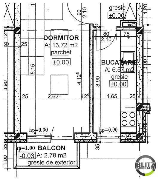 Garsonieră de vânzare Floreşti - 12082AV | BLITZ Cluj-Napoca | Poza1