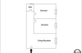 Vanzare 3 camere, 64 mp, decomandat, zona Cetatii! Semifinisat! Parcare!