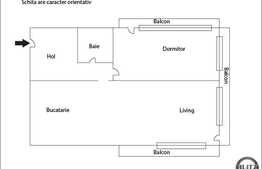 Apartament 2 camere, 50.34 mp, 3 balcoane, zona Eroilor! Parcare cu CF!