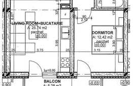 2 camere, 50 mp, semifinisat! Zona Cetatii! In curs de finalizare! Cu parcare!