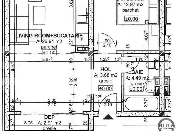Apartament de vânzare 2 camere Floreşti - 12095AV | BLITZ Cluj-Napoca | Poza1