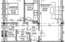 2 camere, 58 mp, 2 balcoane, semifinisat! In curs de finalizare! Zona Cetatii!