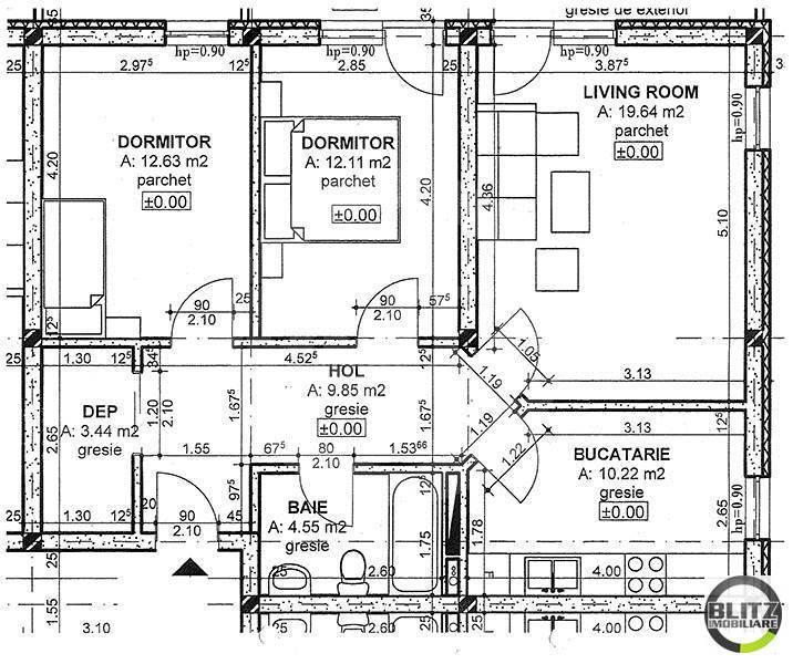 Apartament de vânzare 3 camere Floreşti - 12098AV | BLITZ Cluj-Napoca | Poza1