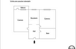 De vanzare 2 camere, 51 mp, decomandat, zona strazii Florilor! Cu parcare!