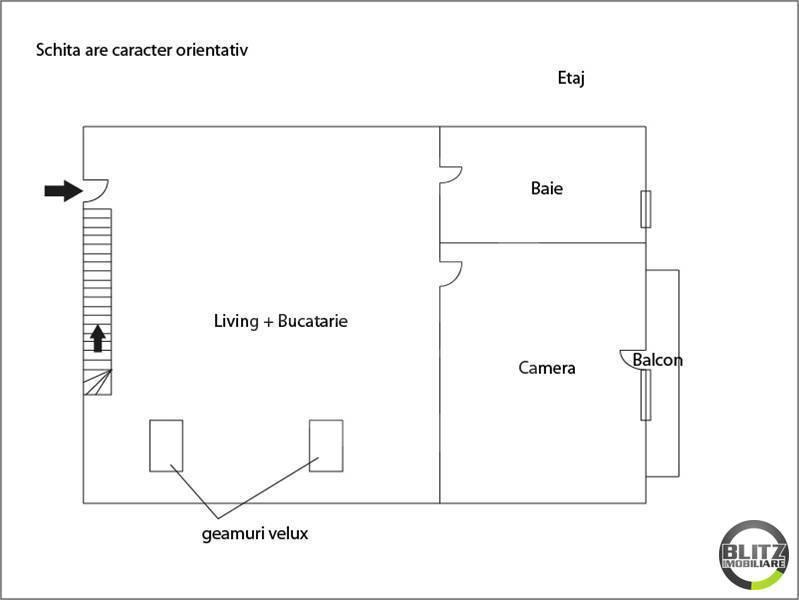 Apartament de vânzare 3 camere Bună Ziua - 1211AV | BLITZ Cluj-Napoca | Poza1