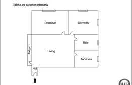 3 camere, 66 mp, balcon, semifinisat! Zona Avram Iancu! Etaj 1! Parcare inclusa!