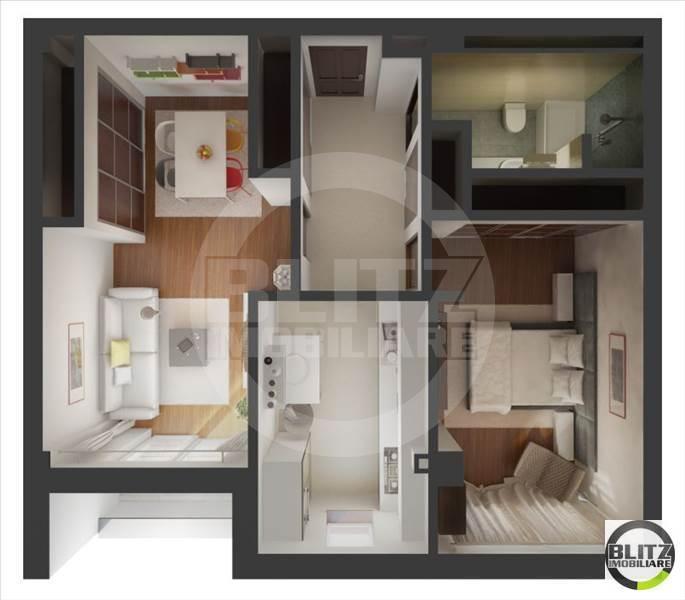 Apartament de vânzare 2 camere Gheorgheni - 12146AV | BLITZ Cluj-Napoca | Poza1