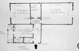 Apartament 2 camere, decomandat, 51 mp, boxa, zona Piata Cipariu