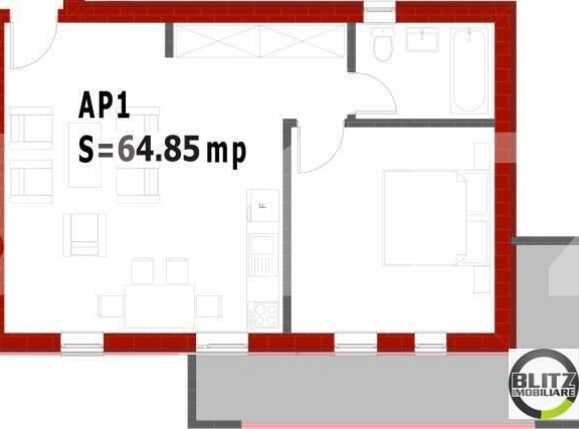 Apartament de vânzare 2 camere Intre Lacuri - 12157AV | BLITZ Cluj-Napoca | Poza1