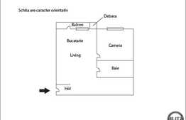 2 camere, semidecomandat, 56.50 mp, balcon, izolat termic, zona strazii Oasului!