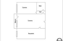 De vanzare apartament 2 camere, 48 mp, zona strazii Unirii!