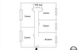 4 camere, 96 mp, decomandat, mobilat si utilat, finisaje moderne! Zona Lidl!