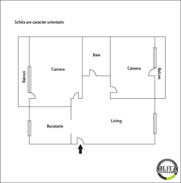 Apartament de vânzare 3 camere Manastur - 1219AV | BLITZ Cluj-Napoca | Poza1
