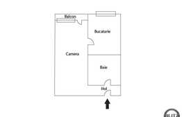 Garsoniera, 24 mp utili, loc de parcare, zona strazii Cojocnei!