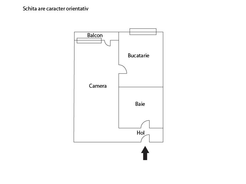 Garsonieră de vânzare Marasti - 12190AV | BLITZ Cluj-Napoca | Poza1