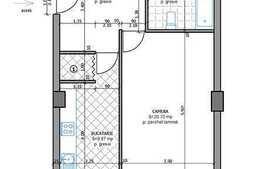Mansarda 1 camera, 48.46 mp, balcon! Zona Polus! Semifinisata! Optional parcare!