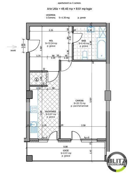 Garsonieră de vânzare Floreşti - 12197AV | BLITZ Cluj-Napoca | Poza2