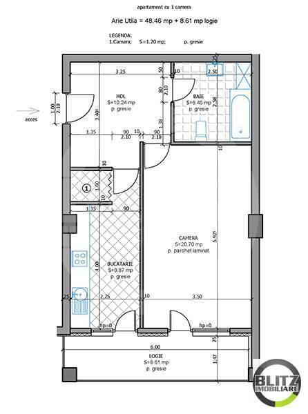 Garsonieră de vânzare Floreşti - 12197AV | BLITZ Cluj-Napoca | Poza1