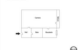 Vanzare garsoniera mobilata, 22.5 mp utili, balcon, in zona strazii Oasului!