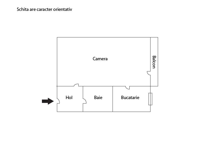 Garsonieră de vânzare Iris - 12205AV | BLITZ Cluj-Napoca | Poza1